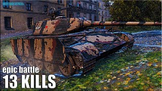 13 фрагов ВСЁ ПО УМУ ? World of Tanks Т-44-100 (Р) лучший бой