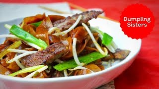 Cantonese Beef Fried Rice Noodles | THE DUMPLING SISTERS