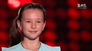 София Легеза  "Коломийка" – выбор вслепую – Голос. Дети 3 сезон