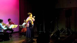 フルートによる「ああ上野駅」弦カルバージョン kimono flautist Momo Sakura