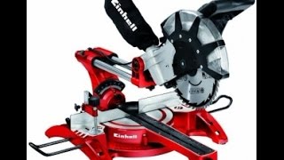 Торцовочная пила EINHELL TH SM 2534 dual обзор  Mitre saw EINHELL TH SM 2534 dual review
