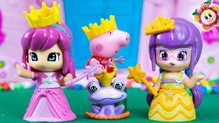 Peppa Pig et les PINYPON de l´Institut PINY sont invitées au bal du palais! Il était une fois ...