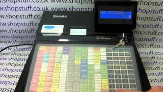 Sam4S ER900/920/925/940/945 Programming Tax / Vat: Step 1 How To Create Tax Shift 1 Button