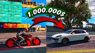 МОЙ ПУТЬ С НУЛЯ ДО МИЛЛИОНА! ЖИЗНЬ БОМЖА В GTA 5 RP DOWNTOWN/STRAWBERRY/VINEWOOD/BLACKBERRY