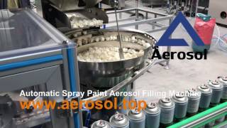 Automatic Y Shaped Aerosol Production Line for Spray Paint