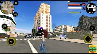 Stickman Rope Hero Street Stickman Fight # New Outfit Android GamePlay FHD