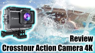 Crosstour Action Camera 4K Review | Underwater | Specs | Accessories | vs GoPro