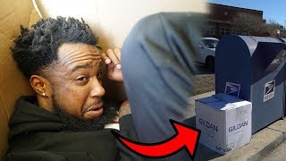 I MAILED MYSELF TO LEBRON JAMES | HUMAN MAIL CHALLENGE!