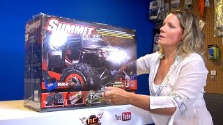 RC ADVENTURES - Jem unboxes her Traxxas Summit 4x4, Electric Radio Control Truck!