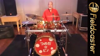 つのだ☆ひろがリモートでピノの動画に登場！ドラムも披露！