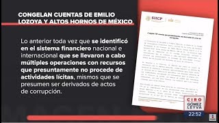 Congelaron cuentas del ex director de Pemex, Emilio Lozoya | Noticias con Ciro Gómez Leyva