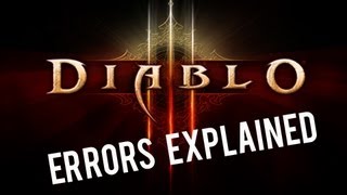 Diablo 3 Errors Explained