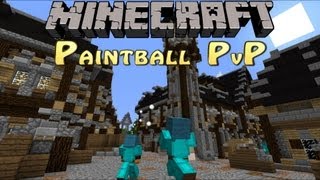 Minecraft Paintball PvP  Mini Game Hypixel Sever