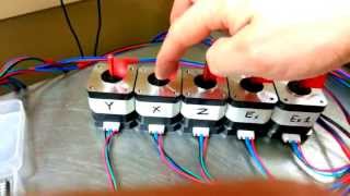 RAMPS 1.4 testing stepper motor reprap