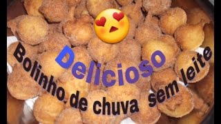 BOLINHO DE CHUVA SEM LACTOSE