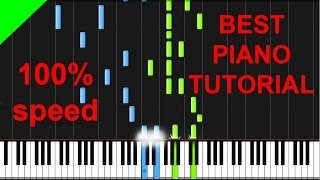 Coldplay - Clocks piano tutorial