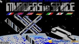 Murders in Space gameplay (PC Game, 1990)
