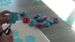 Tutoriel mini rose en papier
