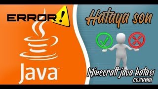 Minecraft - Java Hatası Çözümü 2018 Güncel Sürüm l Sesli Anlatım
