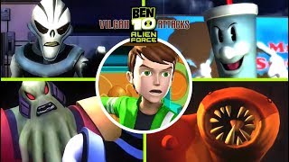 Ben 10 Alien Force: Vilgax Attacks All Bosses (X360, PS2, PSP, Wii)