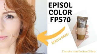 Episol Color FPS70 - resenha de protetor solar com cor