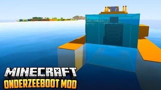 ONDERZEEBOOT MOD - Minecraft Mod Showcase