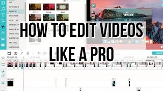 HOW TO EDIT YOUTUBE VIDEOS LIKE A PRO! with Filmora Editing Tutorial