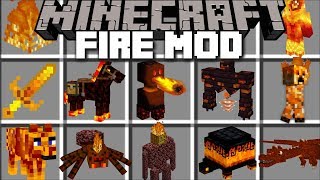 Minecraft FIRE MOD / SURVIVE AGAINST FIRE MOBS WITH FIRE ARMOR AND WEAPONS!! Minecraft