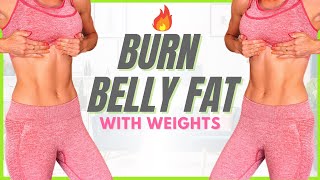 BURN BELLY FAT - Standing ABS Cardio Workout at Home