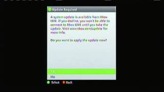 Cannot Download Xbox 360 Update