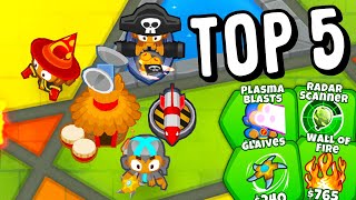 TOP 5 - BEST Tier 2 Towers in Bloons TD 6?!