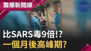 比SARS毒9倍!? 美國哈佛:"史上最毒"武漢肺炎 一個月後恐高峰期來臨...?｜【驚爆大解謎】｜三立新聞台