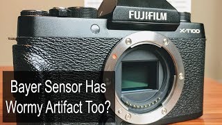 Bayer sensor has the wormy artifact too? And why Capture One is better for Fujifilm