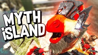 ARK Survival Evolved Ep #43 - MYTH DINO ISLAND (Modded Survival)