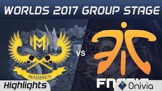 GAM vs FNC Highlights World Championship 2017 Group Stage Gigabyte Marines vs Fnatic by Onivia