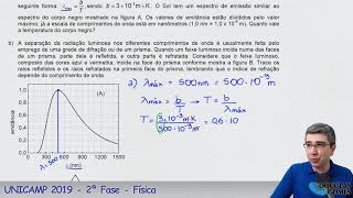 UNICAMP 2019 segunda fase Questão 12