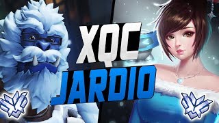 JARDIO BEST MEI AND XQC PRO WINSTON! [ OVERWATCH SEASON 7 TOP 500 ]