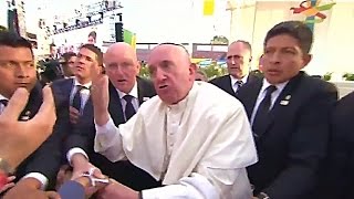 Papa Francisco se enoja | "No seas egoísta" | Papa en México