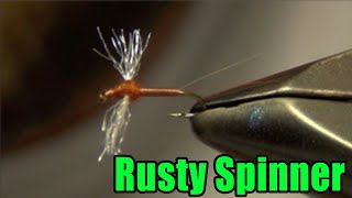 Rusty Spinner Mayfly Fly Tying Directions