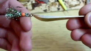 Изготовление зимней судаковой блесны.