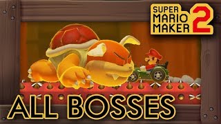 Super Mario Maker 2 - All Bosses (Story Mode)