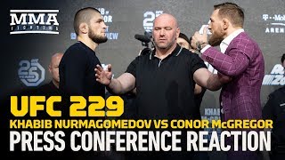 UFC 229: Khabib vs. McGregor New York Press Conference Reaction - MMA Fighting