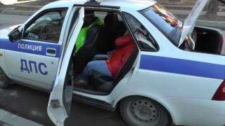 Пьяная автоледи на Володарского. Место происшествия 06.07.2015