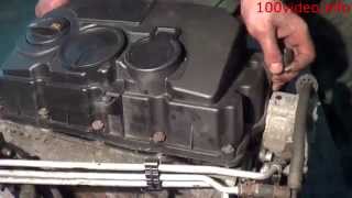 vw caddy 1.9 снятие клапанной крышки