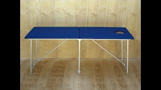 N1 Стол массажный СКЛАДНОЙ  simple 185   Сборка и разборка REGBNM 1700 гр