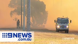 Bushfire burns through Forrestdale in Perth’s south | Nine News Australia