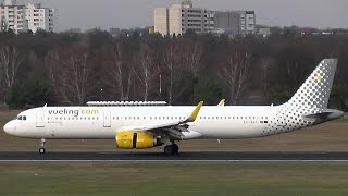 Vueling Airbus A321-231 Sharklets EC-MGY VY 1882 landing at Berlin Tegel Airport