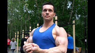 Бицепс прёт в атаку! (мой новый рекорд в строгом подъёме на бицепс)