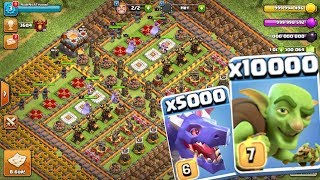 10 000 ГОБЛИНОВ ПРОТИВ ТРОЛЛЬ БАЗЫ RUDENICK'A!   ТЕСТИРУЕМ БАЗУ!   ПРИВАТНЫЙ СЕРВЕР CLASH OF CLANS