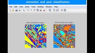 Land cover change detection by wavelet feature extraction and post classification Matlab Project